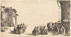 Slavemarkedet av Jacques Callot