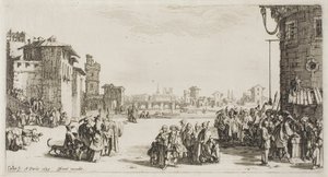 Slavemarkedet av Jacques Callot
