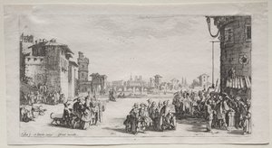 Slavemarkedet av Jacques Callot