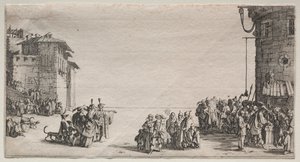 Slavemarkedet, 1629. av Jacques Callot