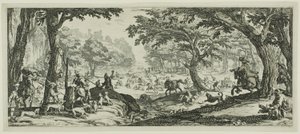 Hjortejakten av Jacques Callot