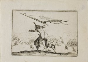 Fanebæreren, fra The Caprices av Jacques Callot