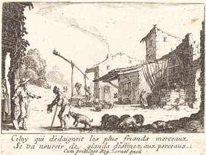 Svinegjeteren av Jacques Callot