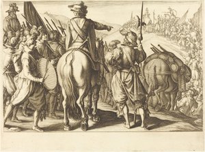 Troppene på mars av Jacques Callot