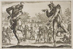 De to Pantaloons av Jacques Callot