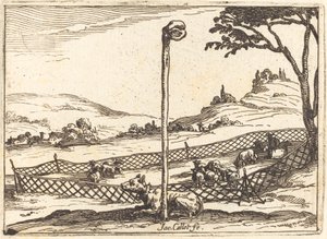 The Vigilant Eye, 1628. av Jacques Callot