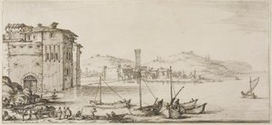 The Zany One eller Scapin, fra Three Italian Comedians av Jacques Callot