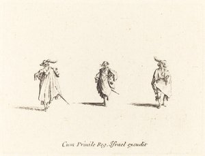 Tre herrer av Jacques Callot