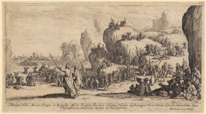 Tropper forlater skipene sine av Jacques Callot