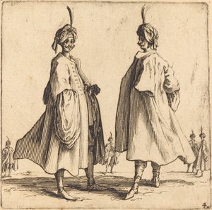 To tyrkere, 1617 og 1621. av Jacques Callot