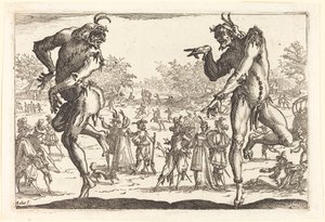 To Zanni av Jacques Callot