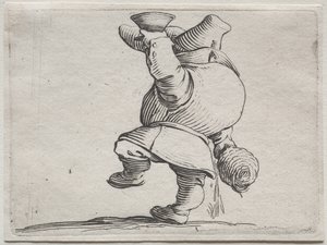 Ulike pukkelryggede figurer av Iacopo Callot (Drinker Seen From Behind) av Jacques Callot