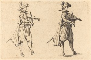 Fiolinist av Jacques Callot