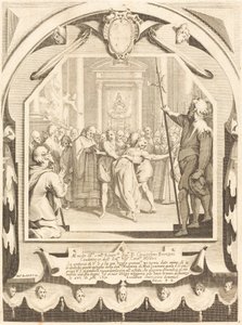 Den besatte av Jacques Callot after Andrea Boscoli