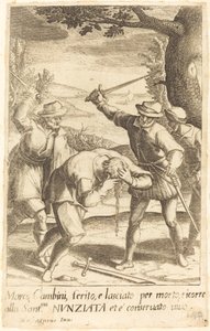 Marco Cambini av Jacques Callot after Donato Mascagni