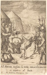 De halshuggede av Jacques Callot after Donato Mascagni