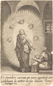 Den utleverte tjeneren av Jacques Callot after Donato Mascagni