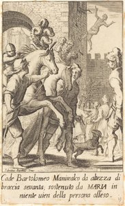 Bartolomeo, hovslager av Jacques Callot after Fabrizio Boschi
