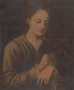St. Catherine Reading av Jacques Christophe Le Blon