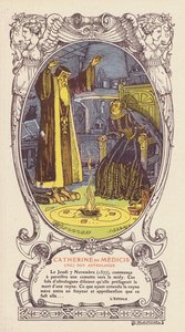 Catherine de 'Medici, dronningregent av Frankrike, konsulterer sin astrolog, Cosimo Ruggeri