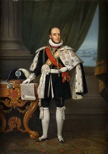 Infante Luís, hertug av Porto 1838-1889, fremtidig kong Luís I av Portugal, før 1860. av Jacques Francois Carabain