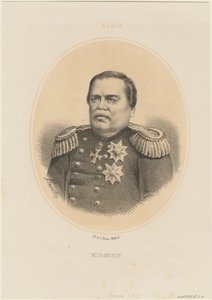 Portrett av grev Nikolay Muravyov-Amursky 1809-1881, 1865