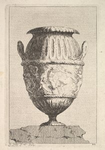 Design for en vase med en Bacchic Frise, fra: Vaser, 1746.