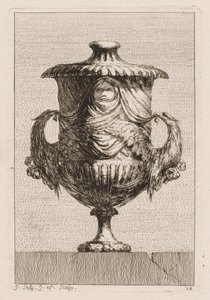 Suite med vaser: Plate 12, 1746.