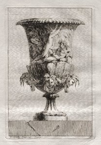Suite med vaser: Plate 17, 1746.