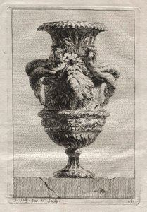 Suite med vaser: Plate 26, 1746. av Jacques Francois Joseph Saly