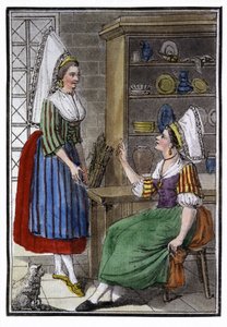 Bondekvinner i Normandie av Jacques Grasset de Saint-Sauveur