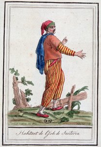 Mannen på øya Santorini av Jacques Grasset de Saint Sauveur