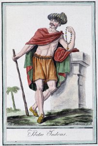 Hinduprest (Hindu) - i "" Encyclopedia of travels"" av Grasset Saint Sauveur, red. Paris 1796