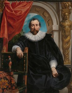 Portretter av Rogier Le Witer og hans kone, Catharina Behaghel Portrett av Rogier Le Witer, kjøpmann i Antwerpen
