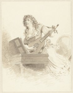 Dame spiller gitar Dame med gitar