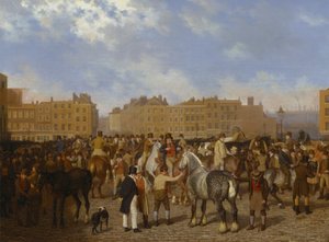 Old Smithfield Market av Jacques Laurent Agasse