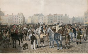 Old Smithfield Market av Jacques Laurent Agasse