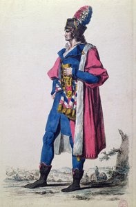 Kostyme til en representant for det franske folket i 1793, fra 