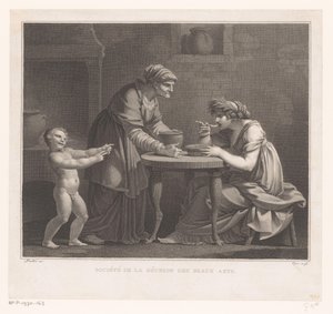 Hån av Ceres La Vengeance de Ceres av Jacques Louis Copia