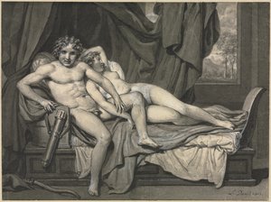 Amor og Psyche av Jacques Louis David