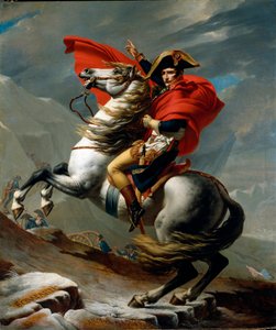 Ridesportrett av Napoleon I Bonaparte av Jacques Louis David