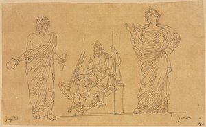 Guder og gudinne av Jacques Louis David