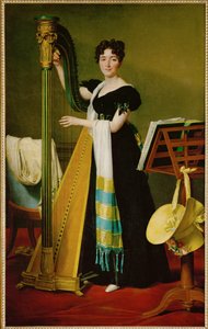 Juliette de Villeneuve, niese av dronning Julie, kone til Joseph Bonaparte … av Jacques Louis David