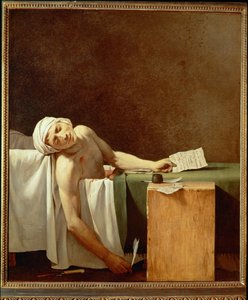 Paul Marat in seiner Badewanne