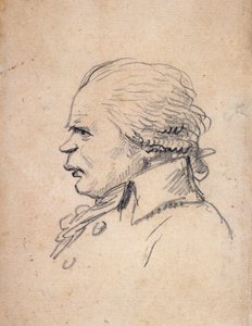 Portrett av Danton (karikatur) av Jacques Louis David