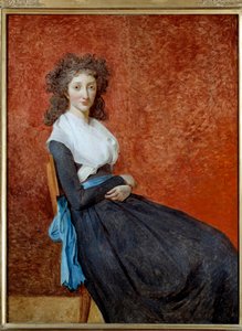 Portrett av Madame Charles Louis Trudaine (1769-1802) Maleri av Jacques Louis David (1748-1825) Søn. 1,30 x 0,98 m av Jacques Louis David