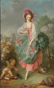 Portrett av Mademoiselle Guimard som Terpsichore (olje på lerret) av Jacques Louis David