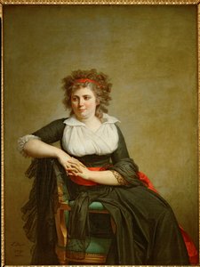 Robertine Tourteau, markisen av Orvilliers … av Jacques Louis David
