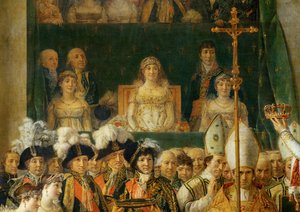 Napoleons kroning i Notre-Dame… av Jacques Louis David