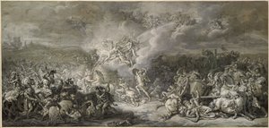 Kampen om Diomedes, 1776 av Jacques Louis David
